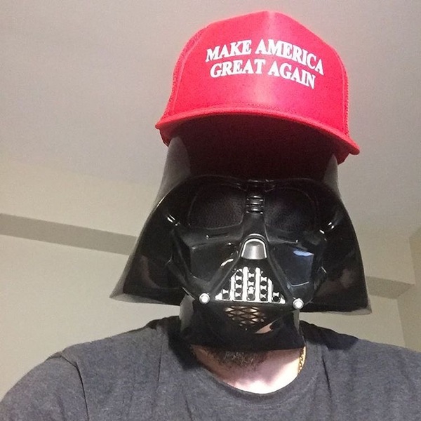 Make Death Star Great Again - Моё, Star Wars, Дарт Вейдер, Темная сторона, Америка, Дональд Трамп, США, Политика