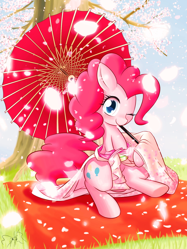 Pinkie in pink - PonyArt, My little pony, Pinkie pie