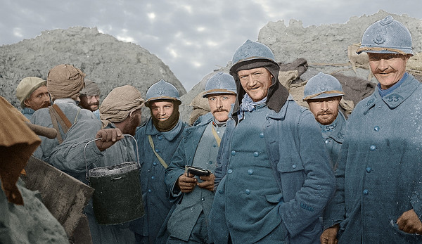 Back to the past. French trenches. WW1. - Story, Humor, Гаджеты