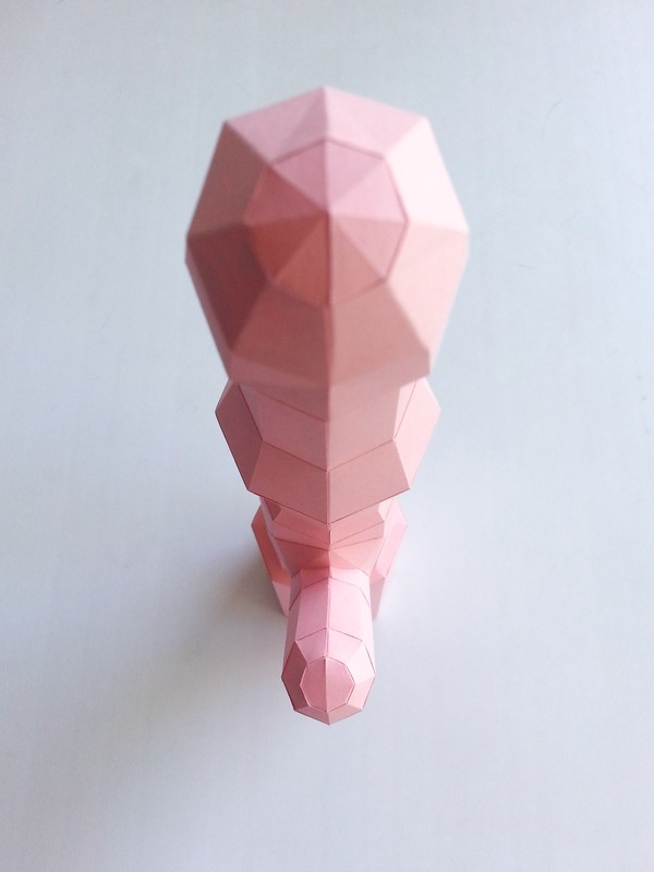 A great gift for a bosom friend or worst enemy - NSFW, My, , Dildo, Paper products, Papercraft, With your own hands, Longpost