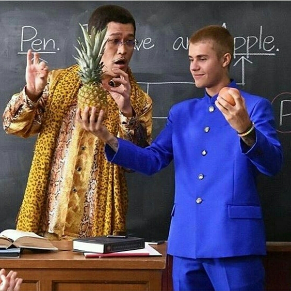 Когда решил обновить репертуар - Джастин бибер, Ppap, Pen-Pineapple-Apple-Pen