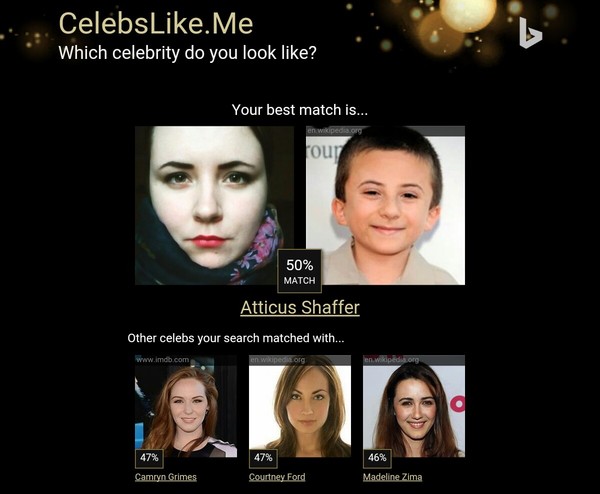 Celebrities like me... - My, Screenshot, Similarity