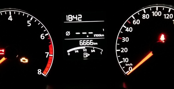 1000 days ago there was such a trend - My, Odometer, The photo