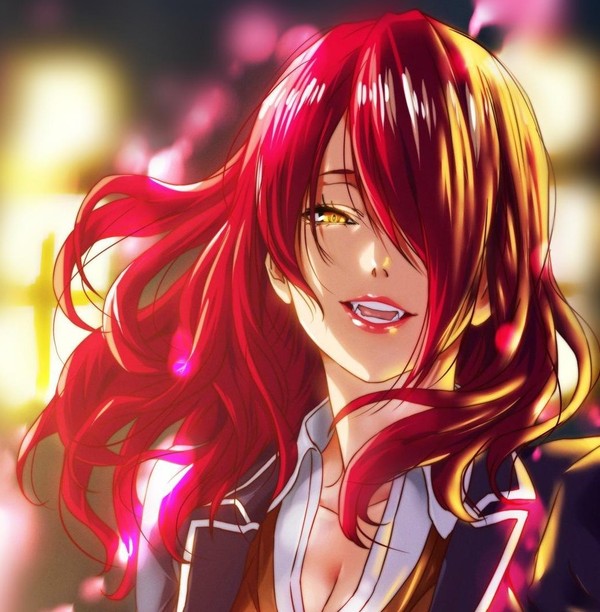 Red haired anime women
