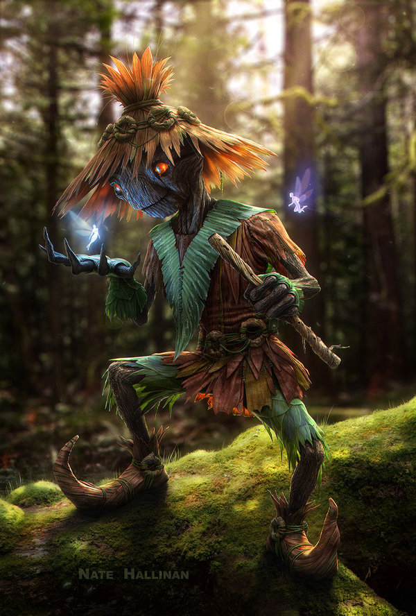 Skull Kid - Арт, Игры, The Legend of Zelda, Фея, Nate Hallinan