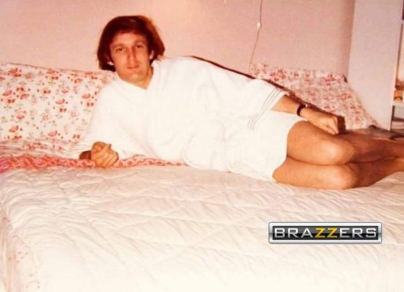 Bath president. Young Trump in a bathrobe got into a photoshop battle. - Donald Trump, The president, USA, , Humor, Longpost, GIF, Robe