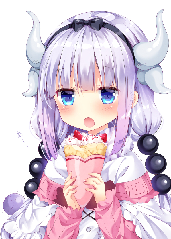 You can't be so cute - Anime, Anime art, Kobayashi-san chi no maidragon, Kanna kamui, Longpost