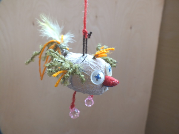 I sewed a toy for a cat - My, Toys, Birds, Handmade