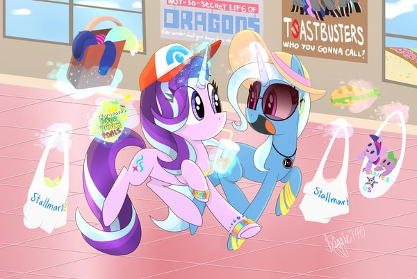  My Little Pony, Ponyart, Starlight Glimmer, Great and Powerful, Trixie, 