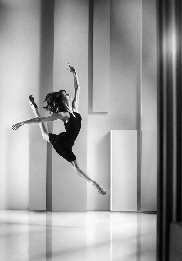 Ballet - My, Dancing, Ballet, Monochrome, The photo