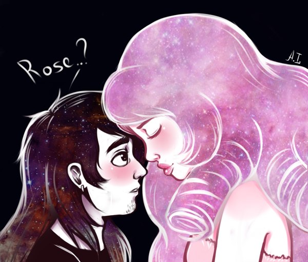 Greg and Rose - Steven universe, Rose Quartz, Greg Universe