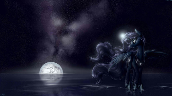 Восходящая мечта - My Little Pony, Princess Luna, PonyArt, DeviantArt