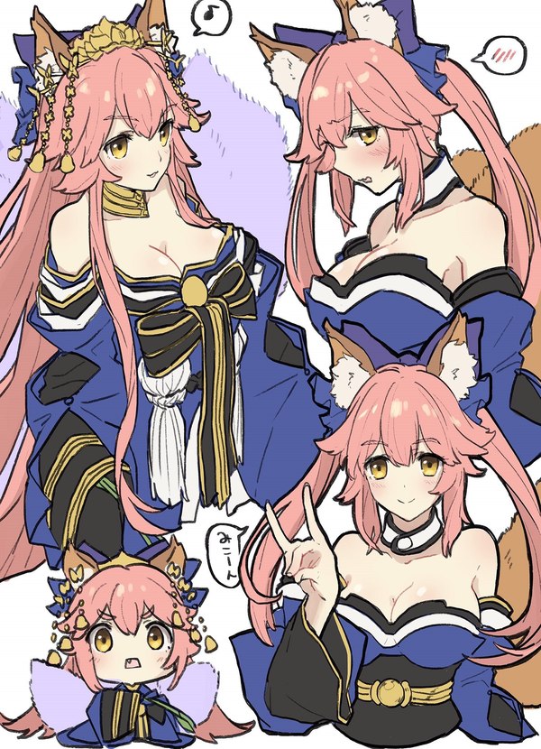 Tamamo no Mae Tamamo no Mae, Fate, Anime Art, 