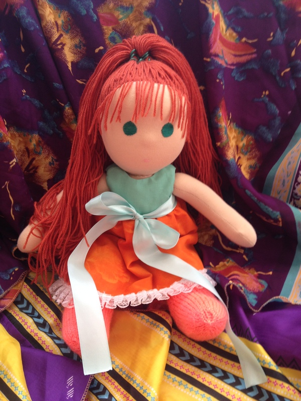 Lyalka as a gift to a little girlfriend. - My, Handmade, Handmade, With your own hands, Presents, Friday tag is mine