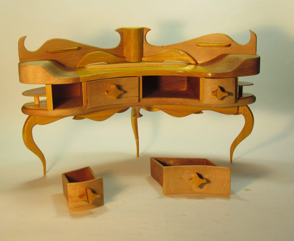 Continuing the theme of the graceful curves of wooden products - Furniture, Tree, Art, Longpost