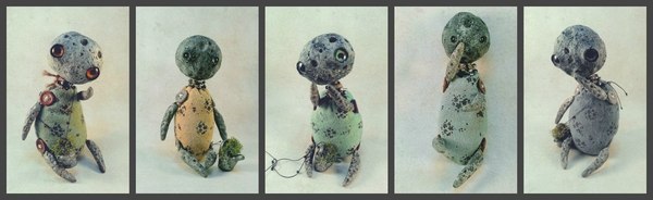 Soft toy as a means of relaxation for hands. - My, Toys, Handmade, Handmade, Polymer clay, Papier mache, Doll, With your own hands, Longpost