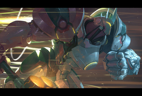 Overwatch art. Overwatch, , Winston, Reinhardt, Torbjorn, , Reaper