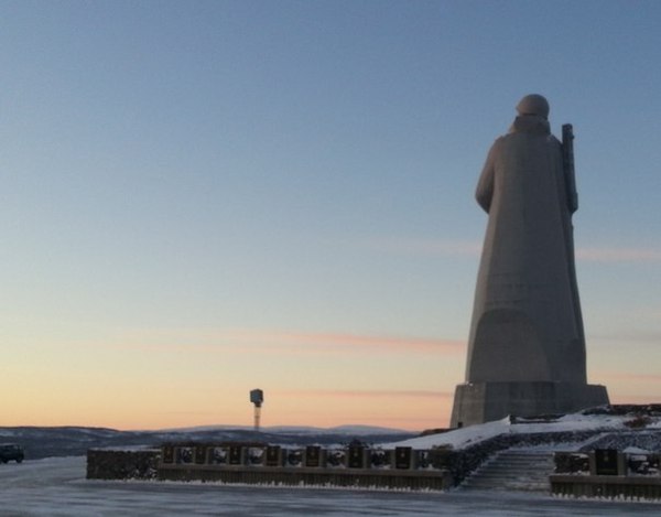 Murmansk - My, Murmansk, Kola Peninsula, Russia, North, Winter, Arctic, Longpost, Monument