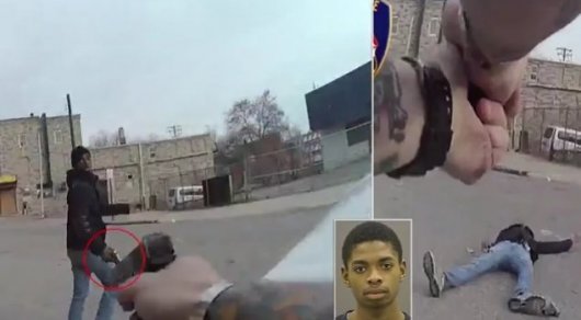 Baltimore cops release shocking body camera footage - USA, Police, Black, Video, Longpost, Black people, Blacks