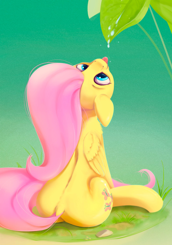 Thirst - My little pony, Fluttershy, Rodrigues404