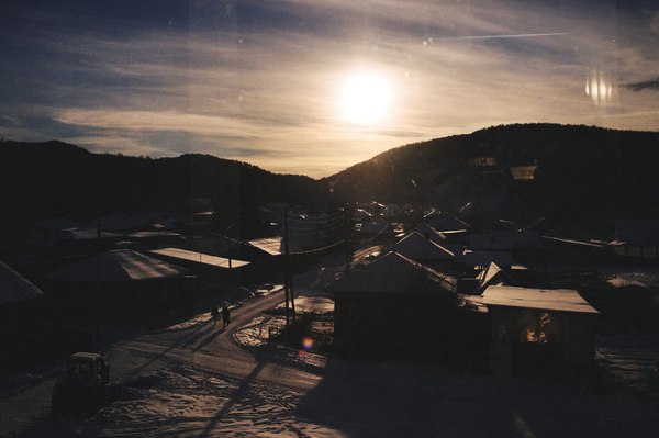 Siberia (view from the window) - My, Siberia, The photo, Winter, , Russia