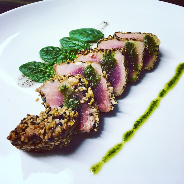 Tuna with sesame seeds - My, Tuna, Yummy