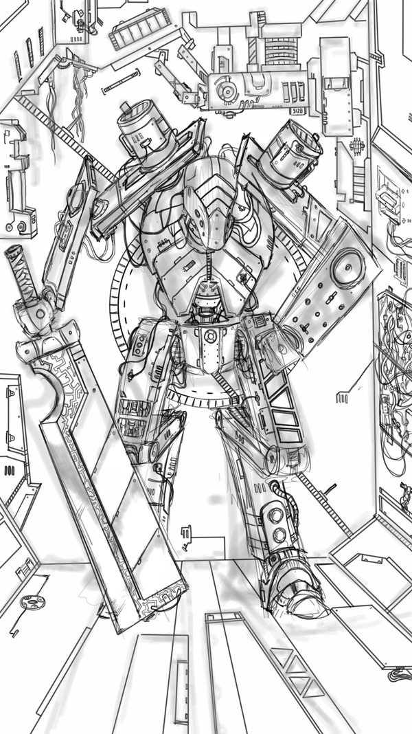 Some of my concepts. - , Art, Robot, Longpost, Creation, Concept, Drawing, My