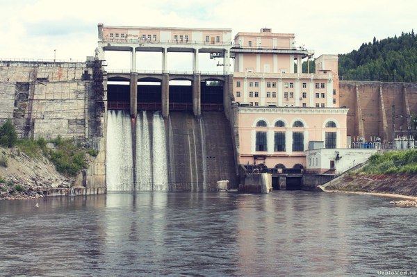 Shirokovskaya HPP - Hydroelectric power station, Ural, Perm Territory, Architecture, Longpost