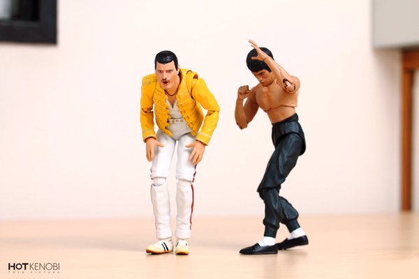 Freddie Mercury vs Bruce Lee - Freddie Mercury, Bruce Lee, , Action Figures, Longpost