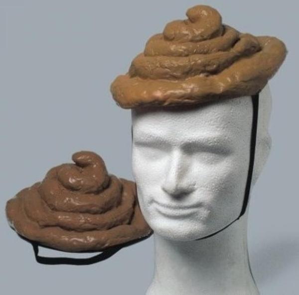 Hat for ex. - Hat, Feces, , Shit