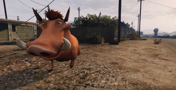 Modder added characters from The Lion King to GTA V - Video, , DTF, The lion king, Gta 5, 