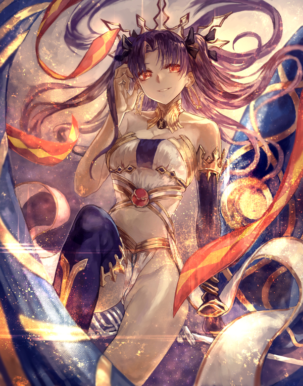 Fate Grand Order / Ishtar / Ishtar. anime art. - Anime, Games, Fate grand order, Ishtar, Tohsaka rin, , Anime art, Art