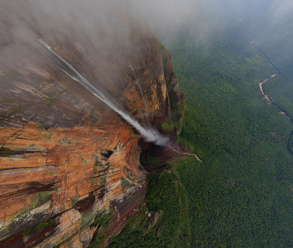World's tallest waterfall: 8K drone footage - Waterfall, beauty, Nature, Venezuela, Interesting, Drone, Video