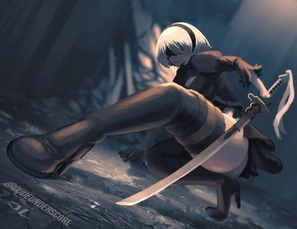 Anime art - Аниме, Аниме девушки, Anime Art, NIER Automata, NIER