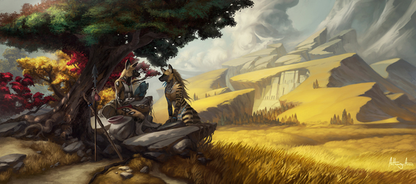 Discovery - Furry, Art, Anthonyavon, Landscape, A spear