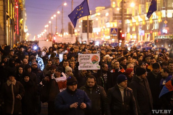 В Минске проходит оппозиционный Марш рассерженных белорусов - Политика, Республика Беларусь