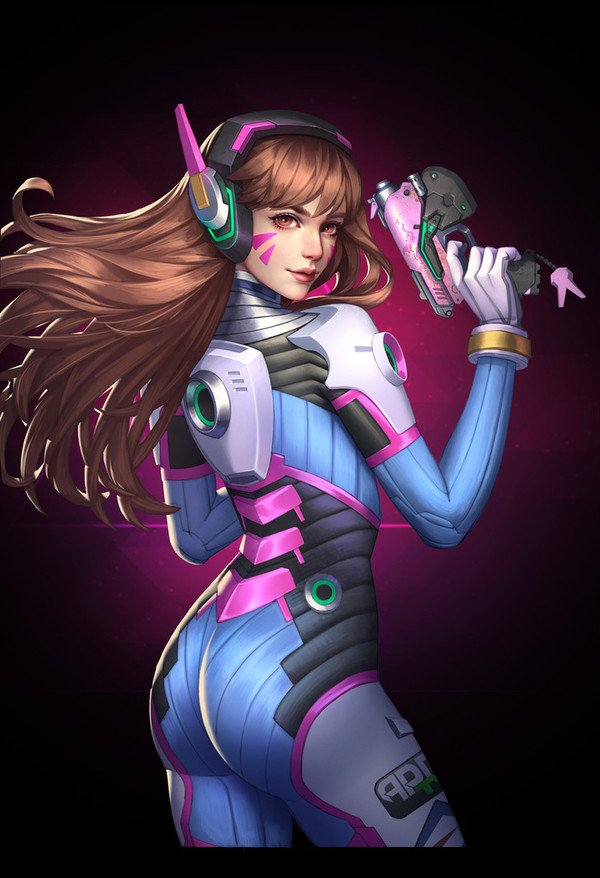 Blizzard discounts Overwatch for Russia, but closes Playboy-style fanzine - Overwatch, Dva, Beautiful girl, news, Art, Playwatch, Longpost