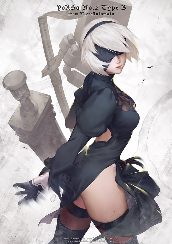 Anime art - Anime Art, Аниме, NIER Automata, NIER