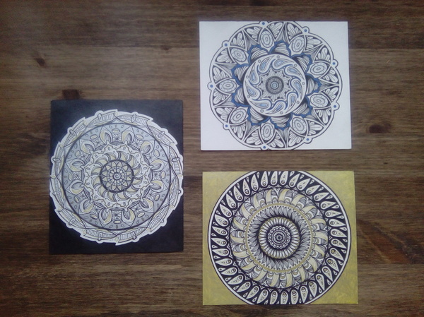 My mandalas - My, Mandala, Flowers, Patterns, Graphics, Drawing, Creative, Watercolor, Longpost