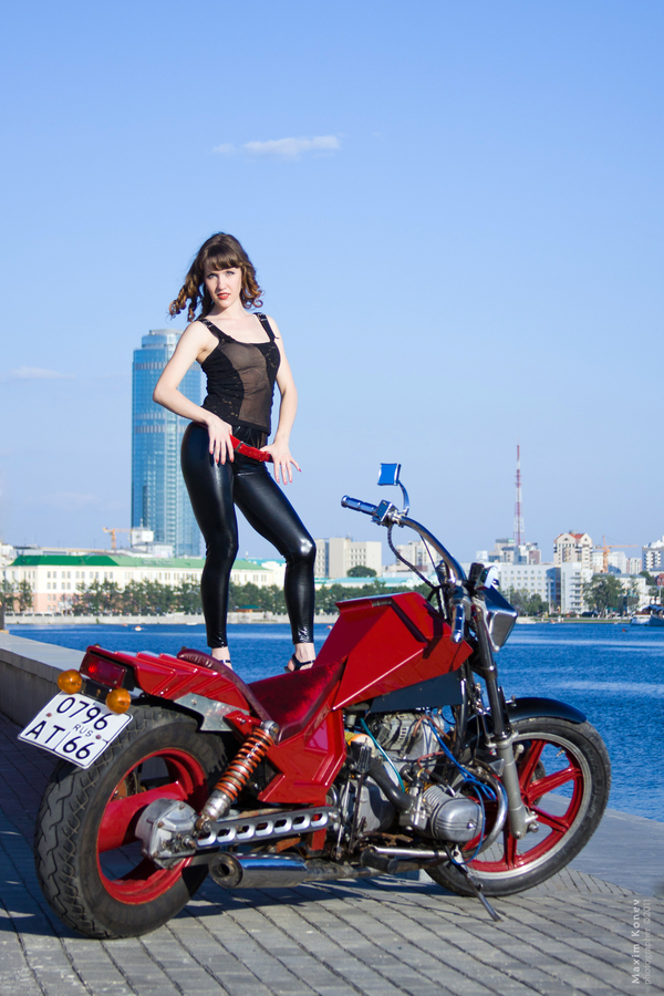 An old photo shoot with my motorcycle. - My, Longpost, Custom, Customization, PHOTOSESSION, Ural motorcycle