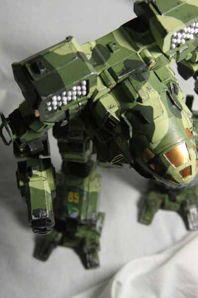 Timberwolf/MadCat mech figurine based on the Mechwarrior universe - Mechwarrior, Pepakura, Papercraft, Handmade, With your own hands, Friday, Longpost