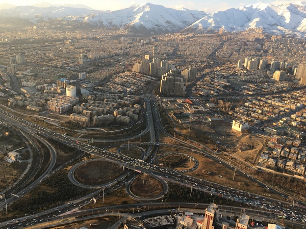 Tehran, february 2017, traffic - My, Longpost, Tehran, Traffic, Iran