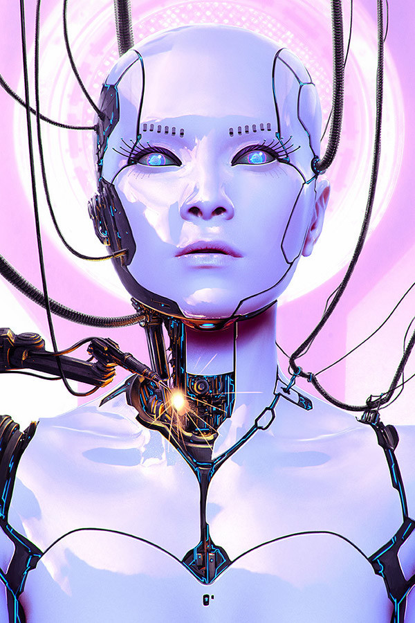 Artificial - Artificial Intelligence, Robot, Art, Longpost