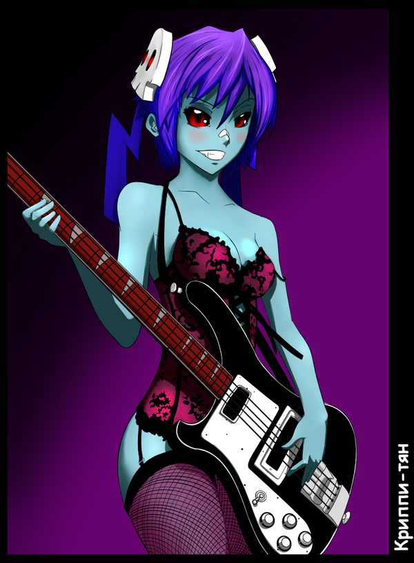 You may be a corpse, but if you're in a rock band, then you're covered in chocolate! - Endless summer, Anime, Not anime, Creepy-chan