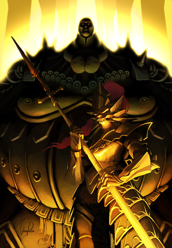 Ornstein and Smough Dragon Slayer Ornstein, Dark Souls