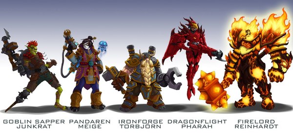 Fanart of a crossover between Blizzard games and Overwatch characters - Overwatch, Blizzard, Warcraft, Starcraft, Diablo, Fan art, Crossover, 