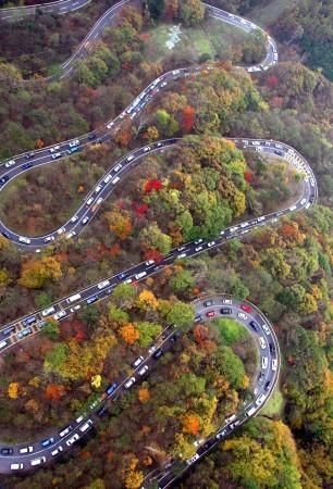 Road Irohazaka Nikko Japan - Road, The mountains, , The photo, Interesting, Japan