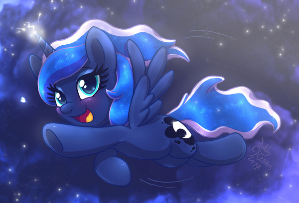 In your first dream - Princess luna, My little pony, PonyArt