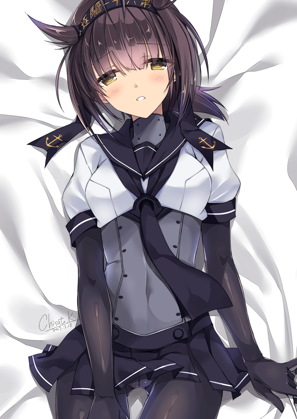 Kantai Collection / Hatsuzuki. Anime Art. - Anime, Games, Hatsuzuki, Kantai collection, Naval collection, , Anime art, Art