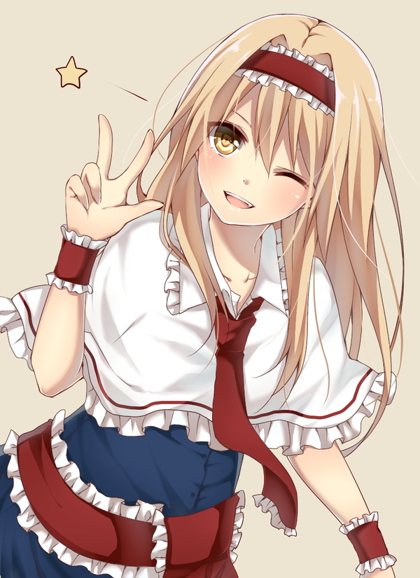 Alice Margatroid <3 - Аниме, Anime Art, Touhou, Alice Margatroid, Тян